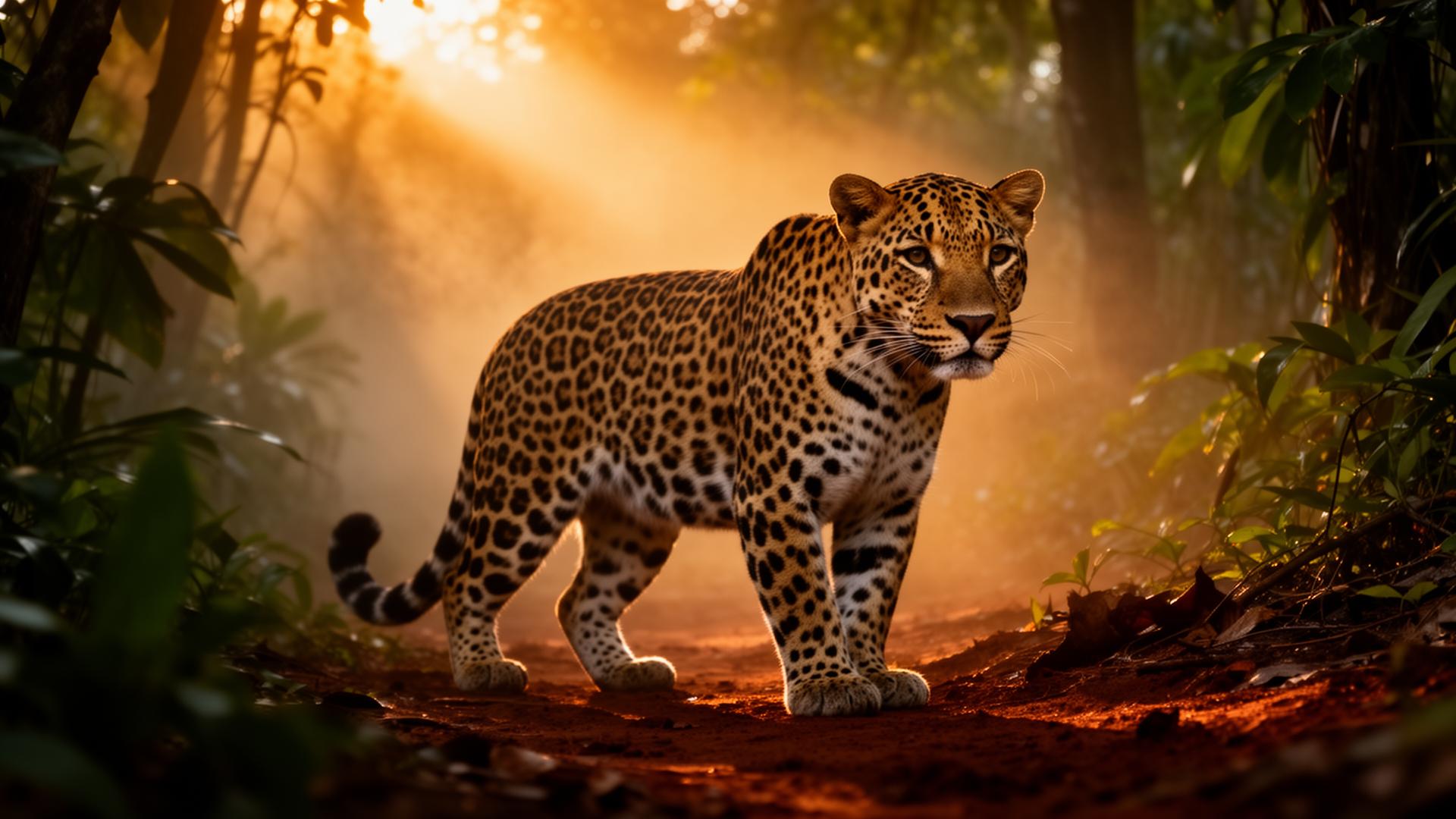 Leopard hero image from the Yala Safari Park microsite